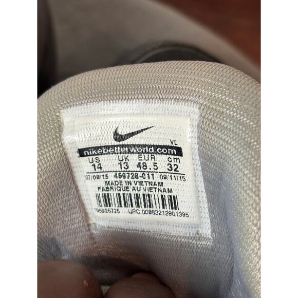 NIKE GAMER CONVERSION BASEBALL CLEATS WHITE, METAL SIZE 14 NEW WITH KEY AND TAG - Picture 5 of 10